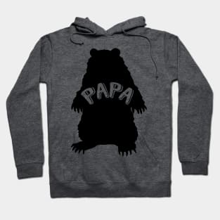 Papa Bear Silhouette Hoodie